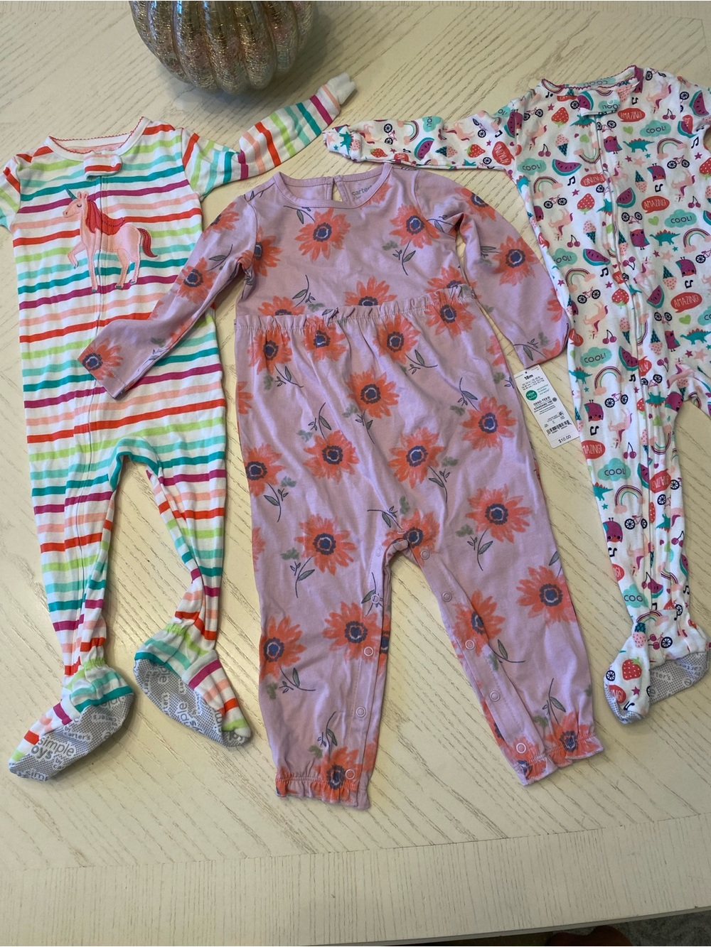 Carter's/Simple Joy Baby Girl 18M Clothing Bundle 💜 🍁